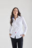 Theia White Cotton Shirt with French Cuffs