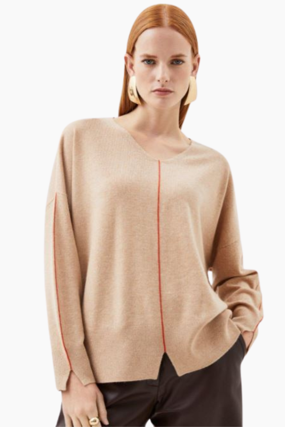 Aries Cashmere Wool  V Neck Knit