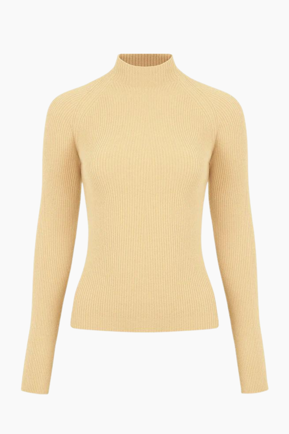 LuxeComfort Vanilla Turtleneck Sweater