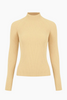 LuxeComfort Vanilla Turtleneck Sweater